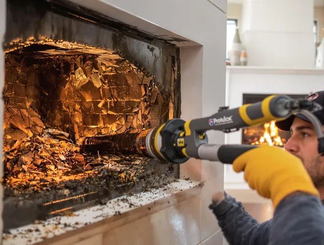 Professional chimney cleaning by New Milford Chimney Sweep in New Milford, CT