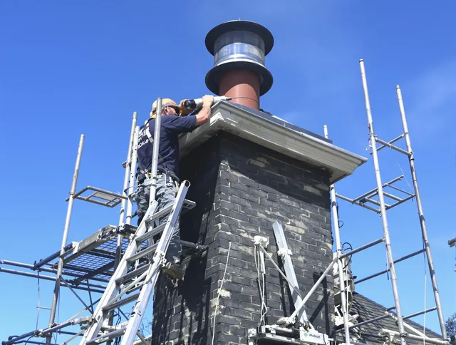 Sturdy chimney crown finished by New Milford Chimney Sweep in New Milford, CT