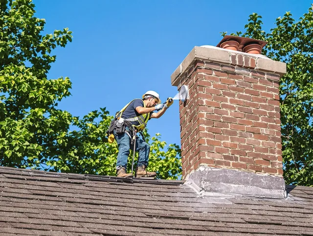 New Milford Chimney Sweep performing an inspection with advanced tools in New Milford, CT