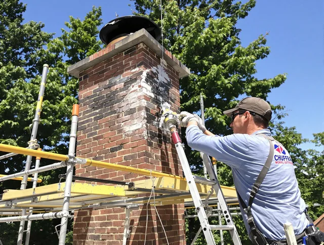 Structural chimney repair by New Milford Chimney Sweep in New Milford, CT