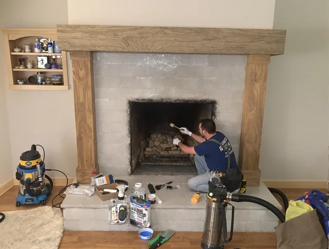 Detailed creosote removal process by New Milford Chimney Sweep in New Milford, CT